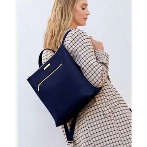Katie Loxton London Brooke‎ Backpack Bag Navy Soft Vegan Leather Classic
